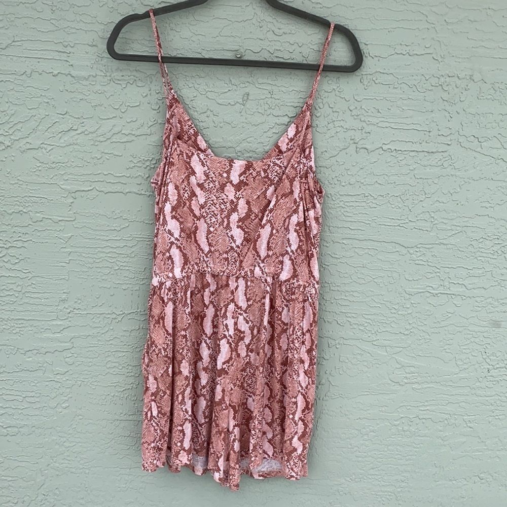 H&M Jersey Playsuit Sz M Jumper Drawstring Waist